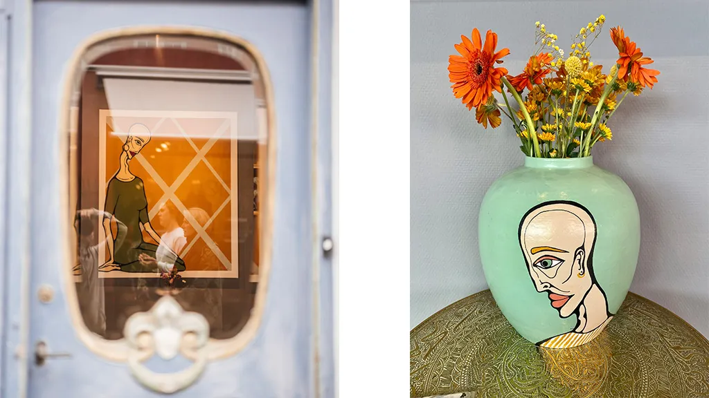 A & B GALLERIET - Art café in the centre of Rudkøbing