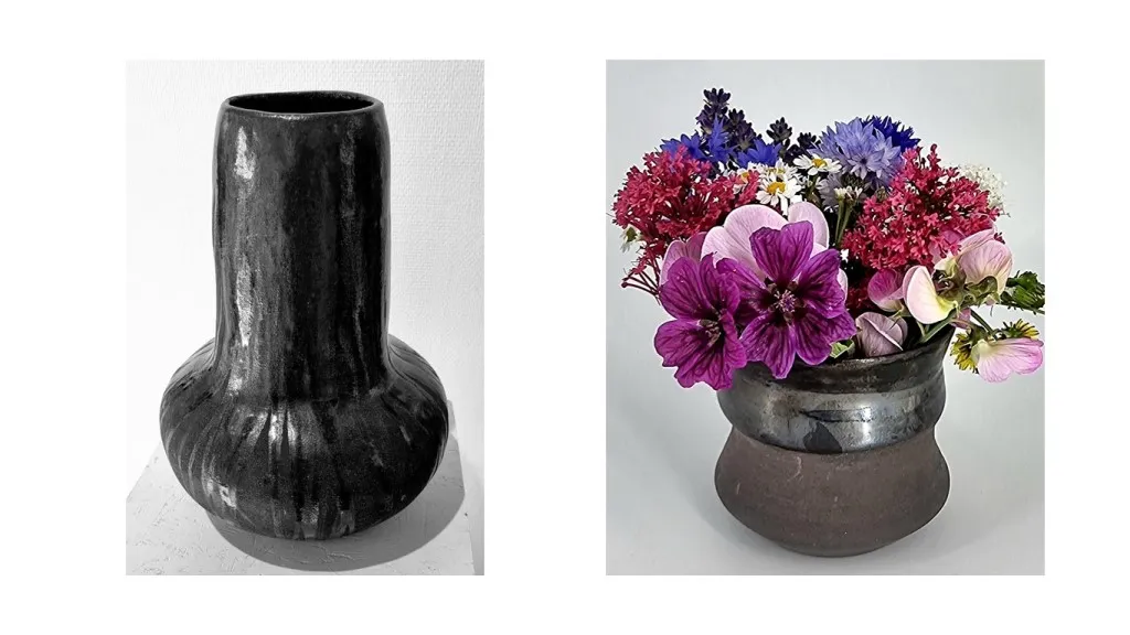Lotte Kibsgaard stor vase og vase