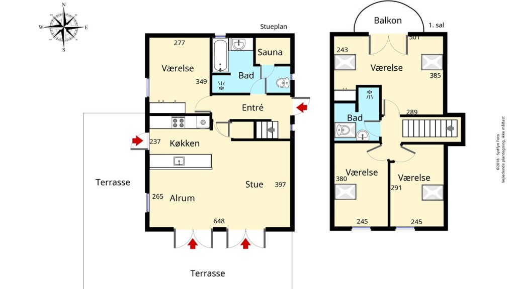 Sommerhus med havudsigt i Lohals