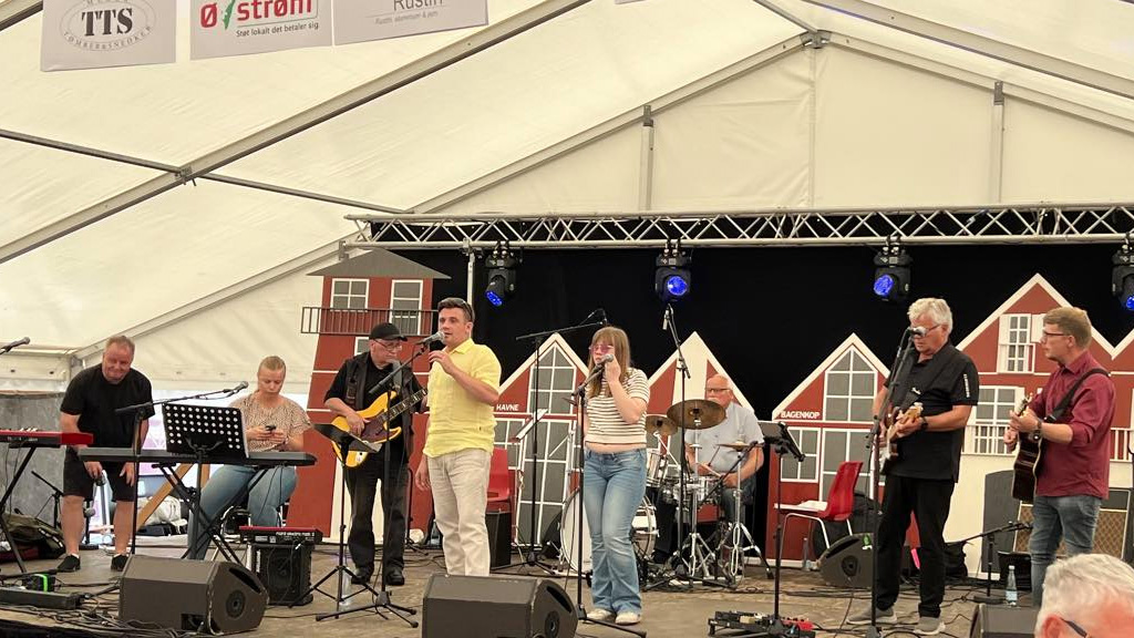 Scenen til Bagenkop By- & Havnefest 2024