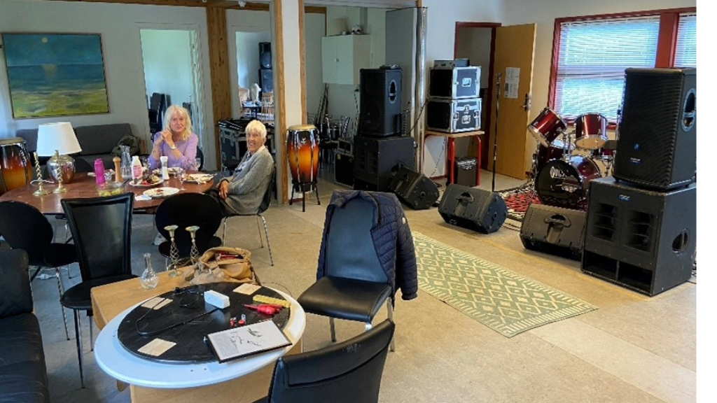 Langelands Vandrehjem Aufenthaltsraum