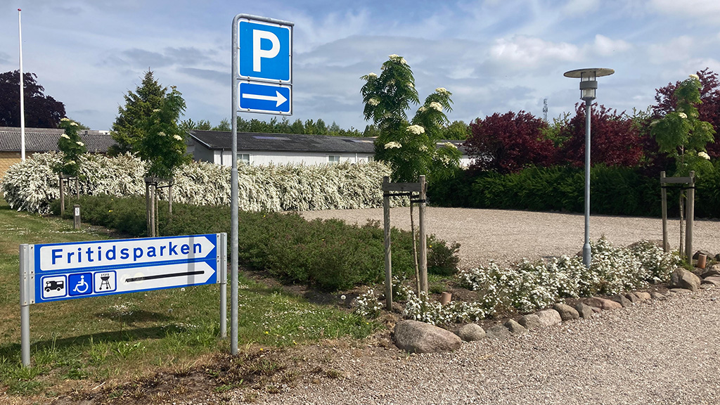 Car park Tullebølle Leisure Park
