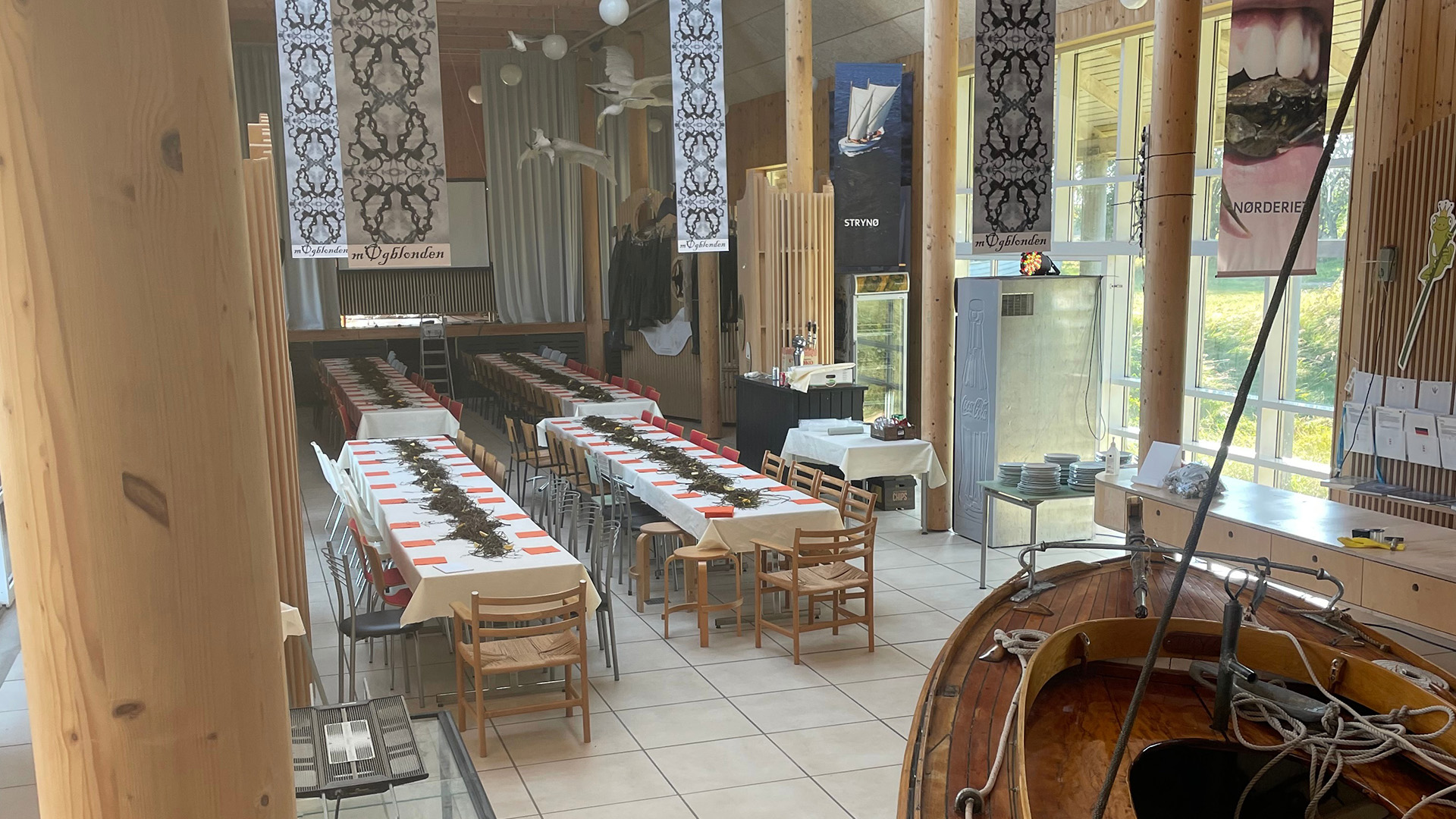 Langbord i smakkecenteret