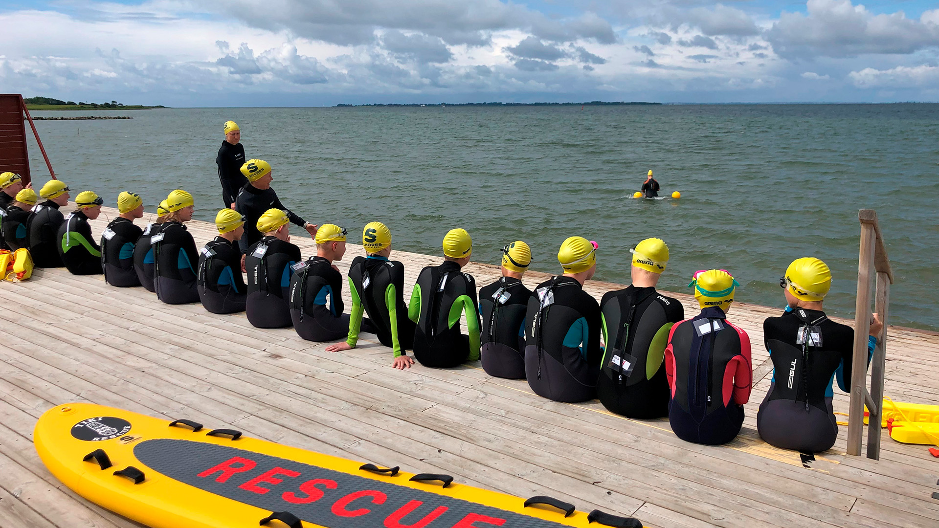 Havsvøming ved badeanstalten