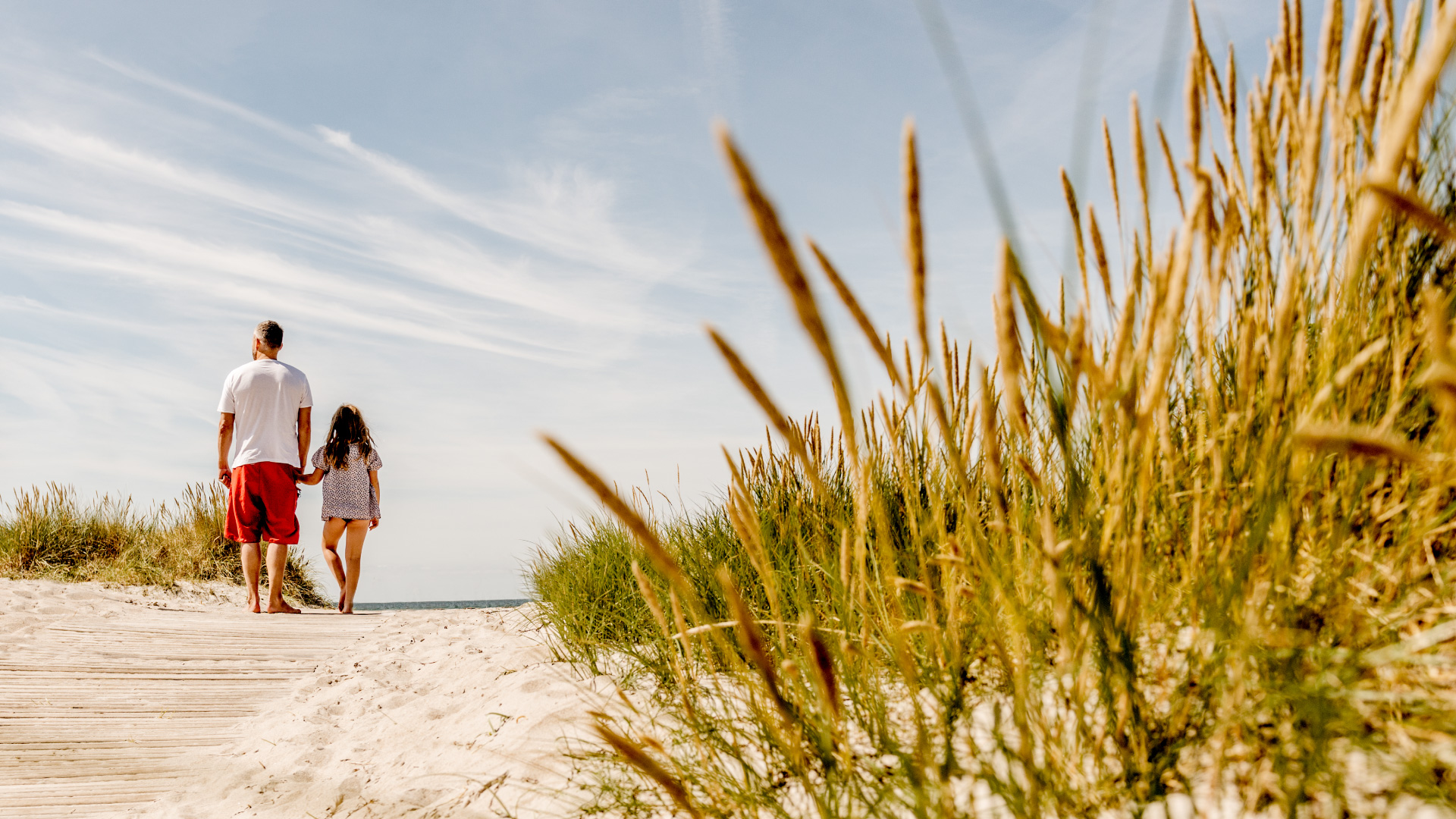 The child-friendly Ristinge Beach on South Langeland