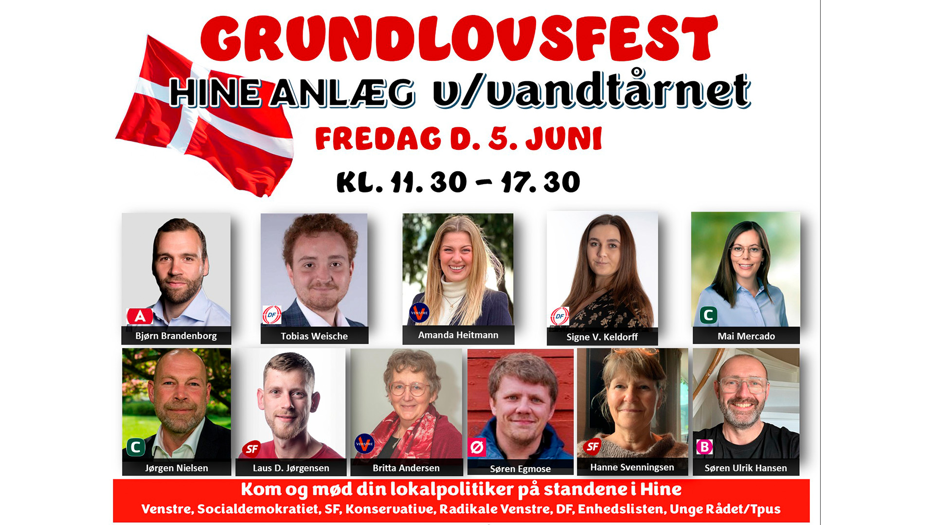 Constitution Day celebrations at Hine Anlæg