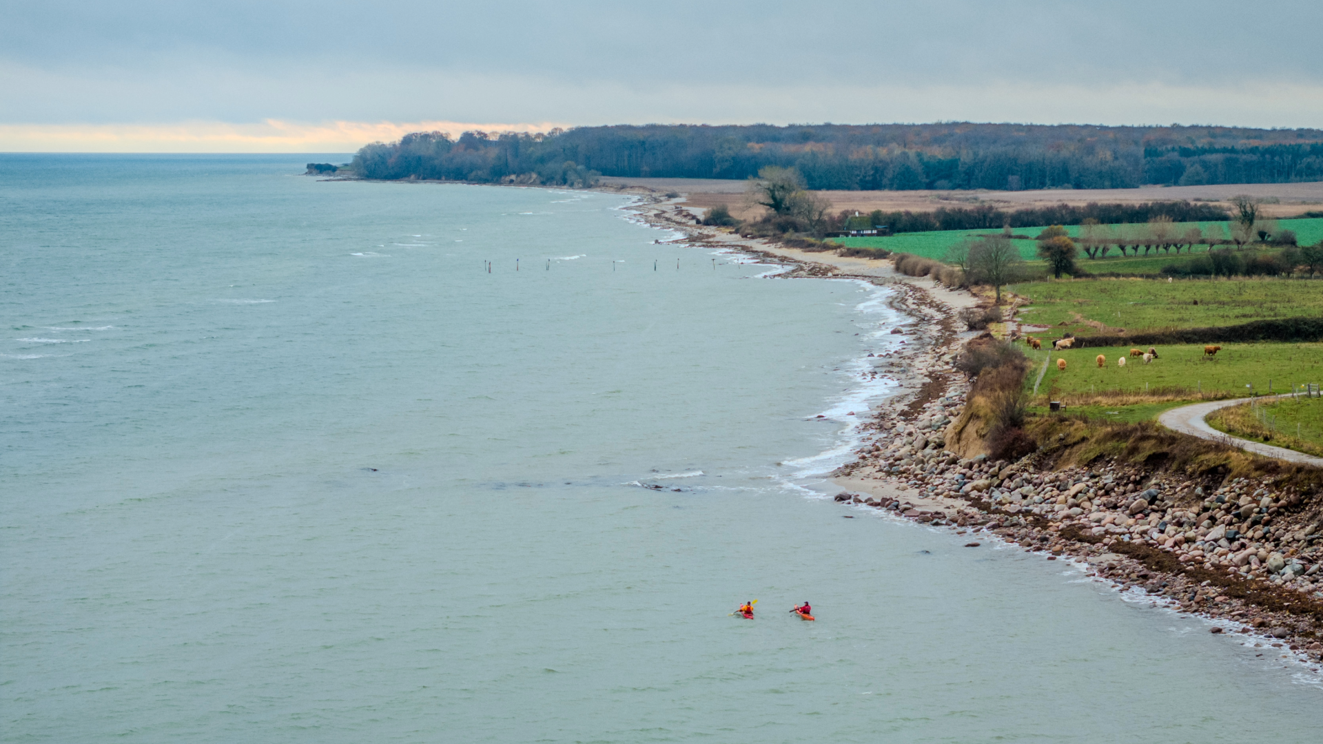 Seekajak auf Langeland