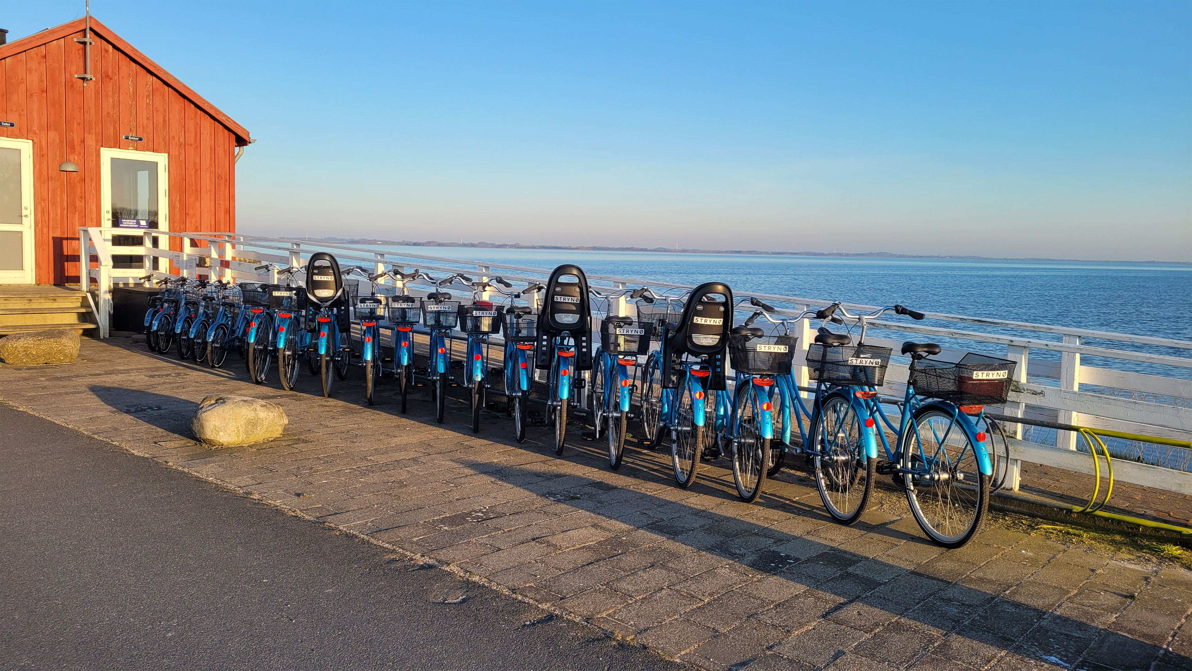 Bicycle hire at Strynø Harbour