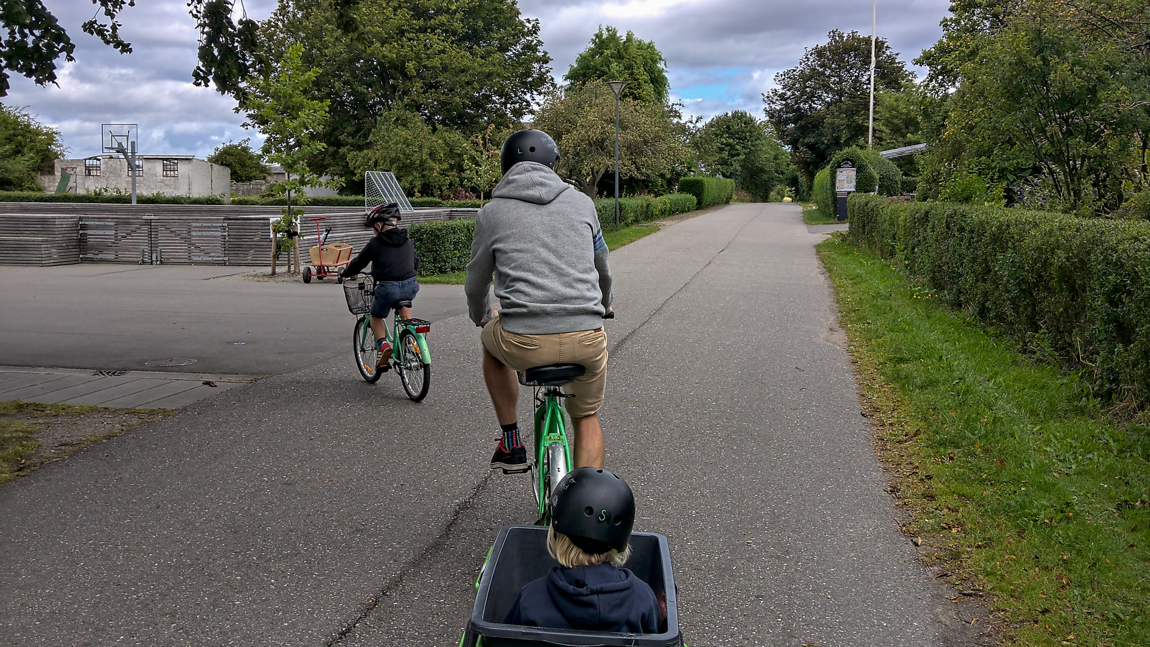 Bike ride at Strynø School