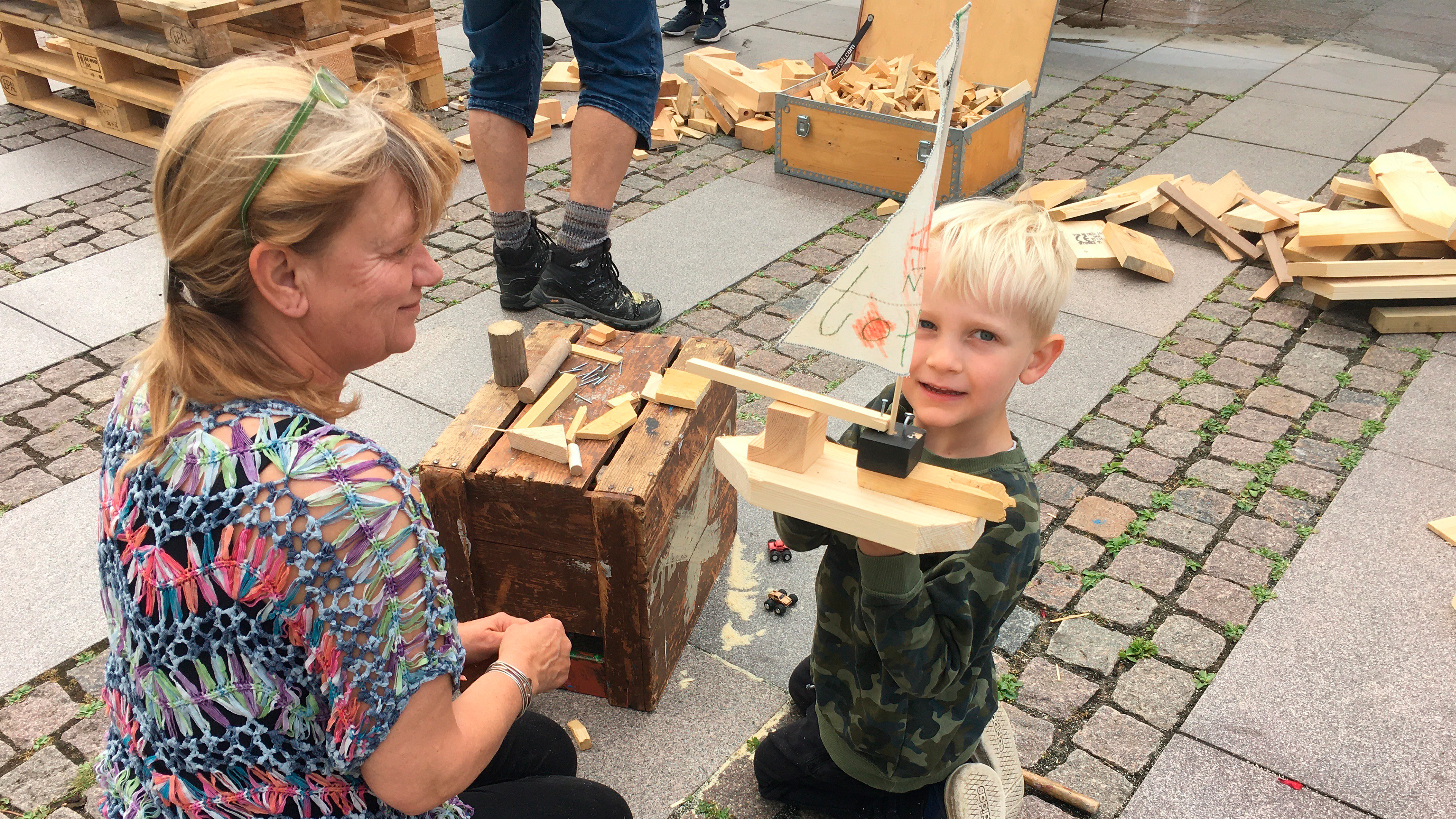 Skibsbygning på Torvet