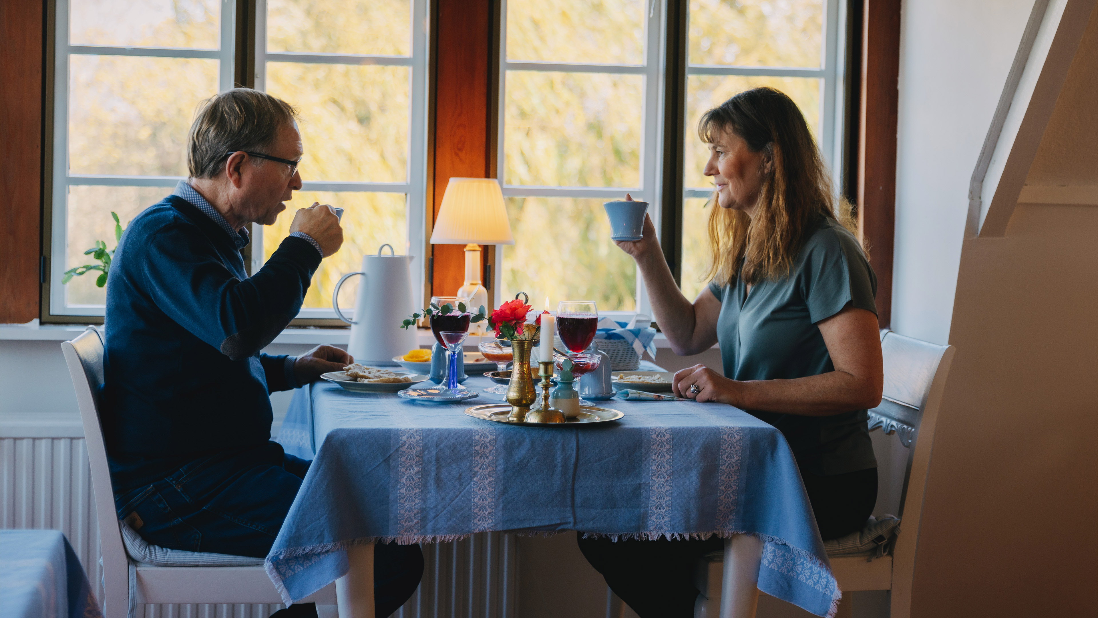 Par nyder et måltid på AnnaHus