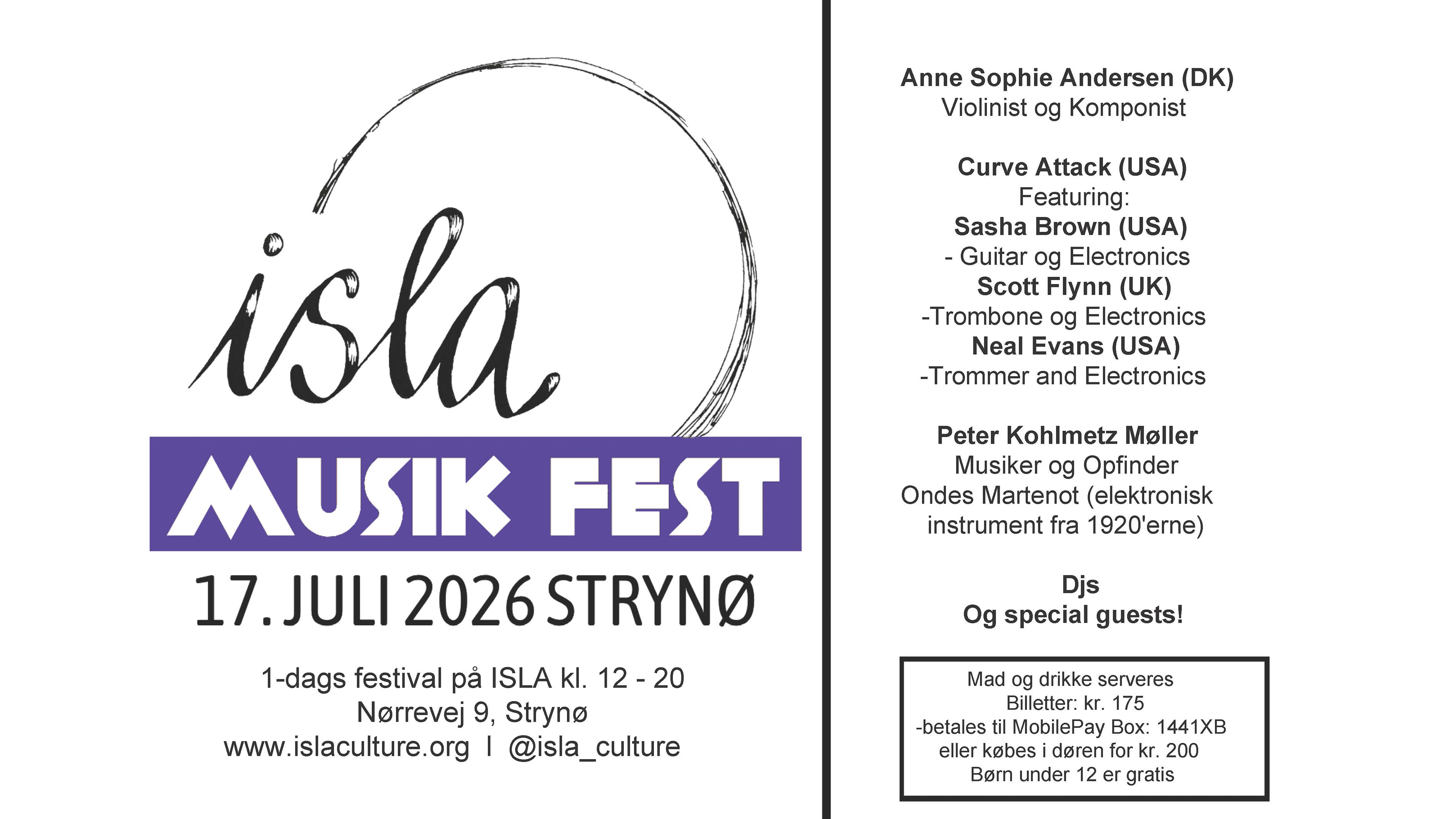 Program Musik Fest Strynø