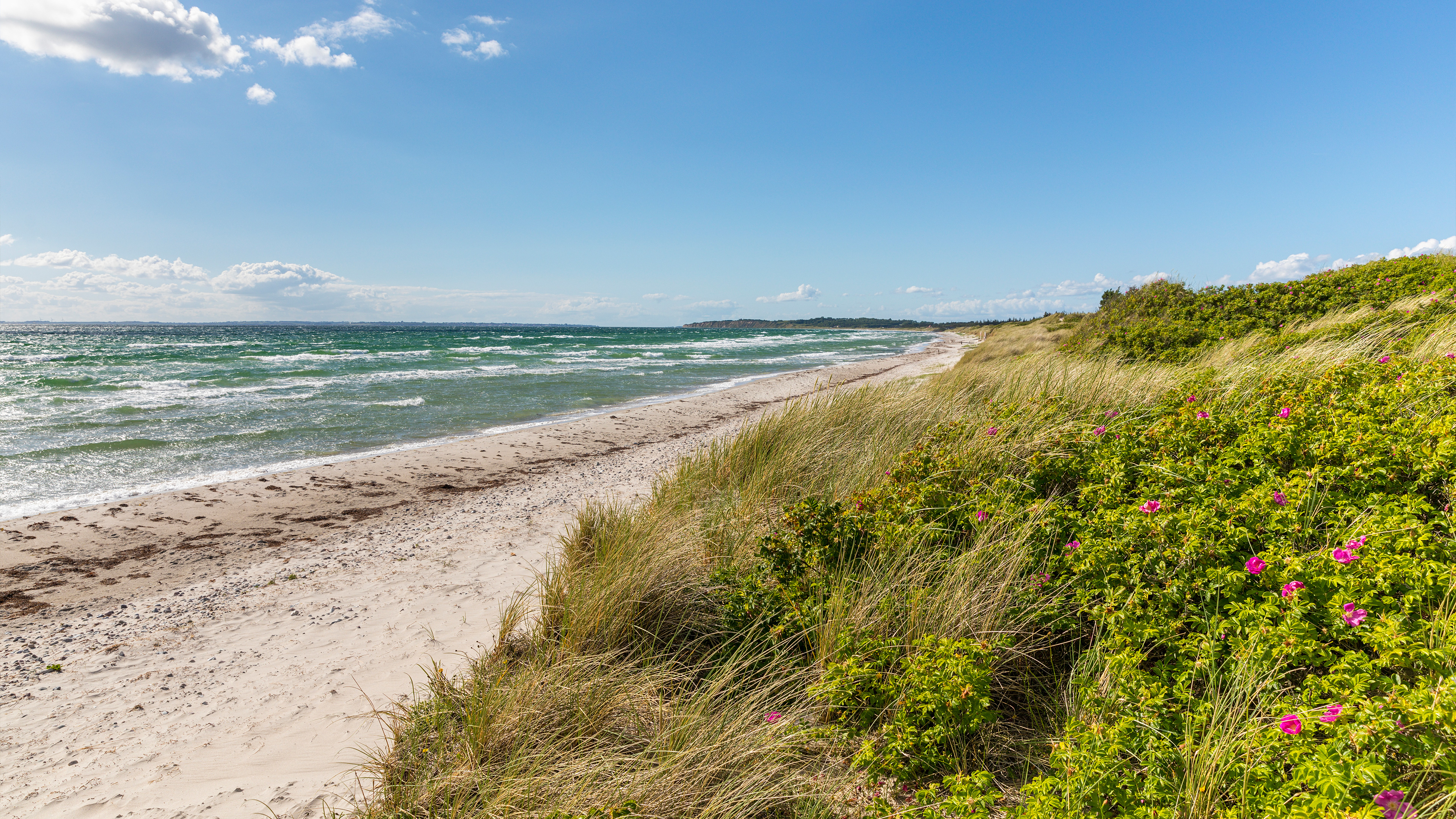 Hesselbjerg Beach on Langeland