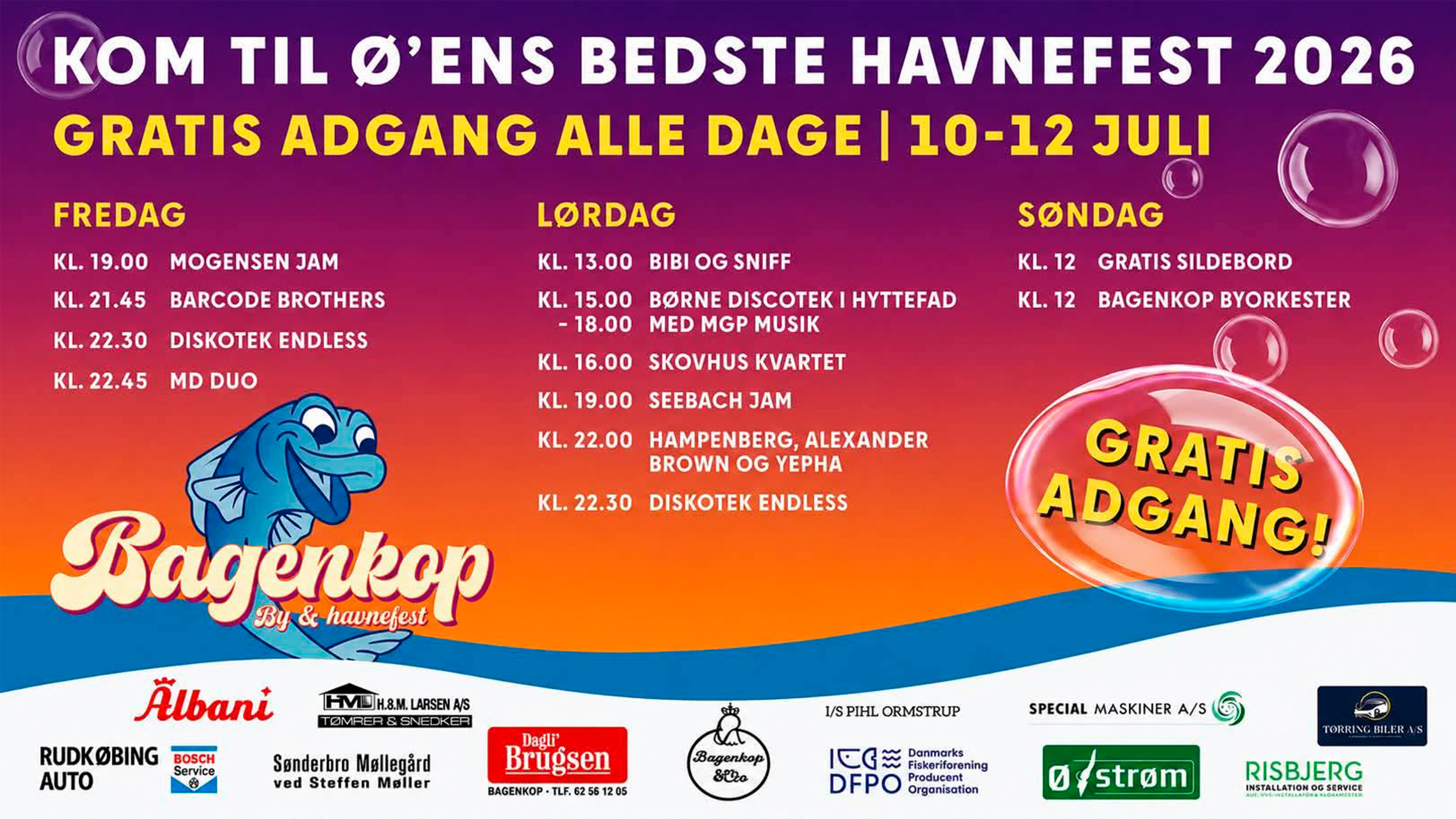 Programm für das Hafenfest 2026