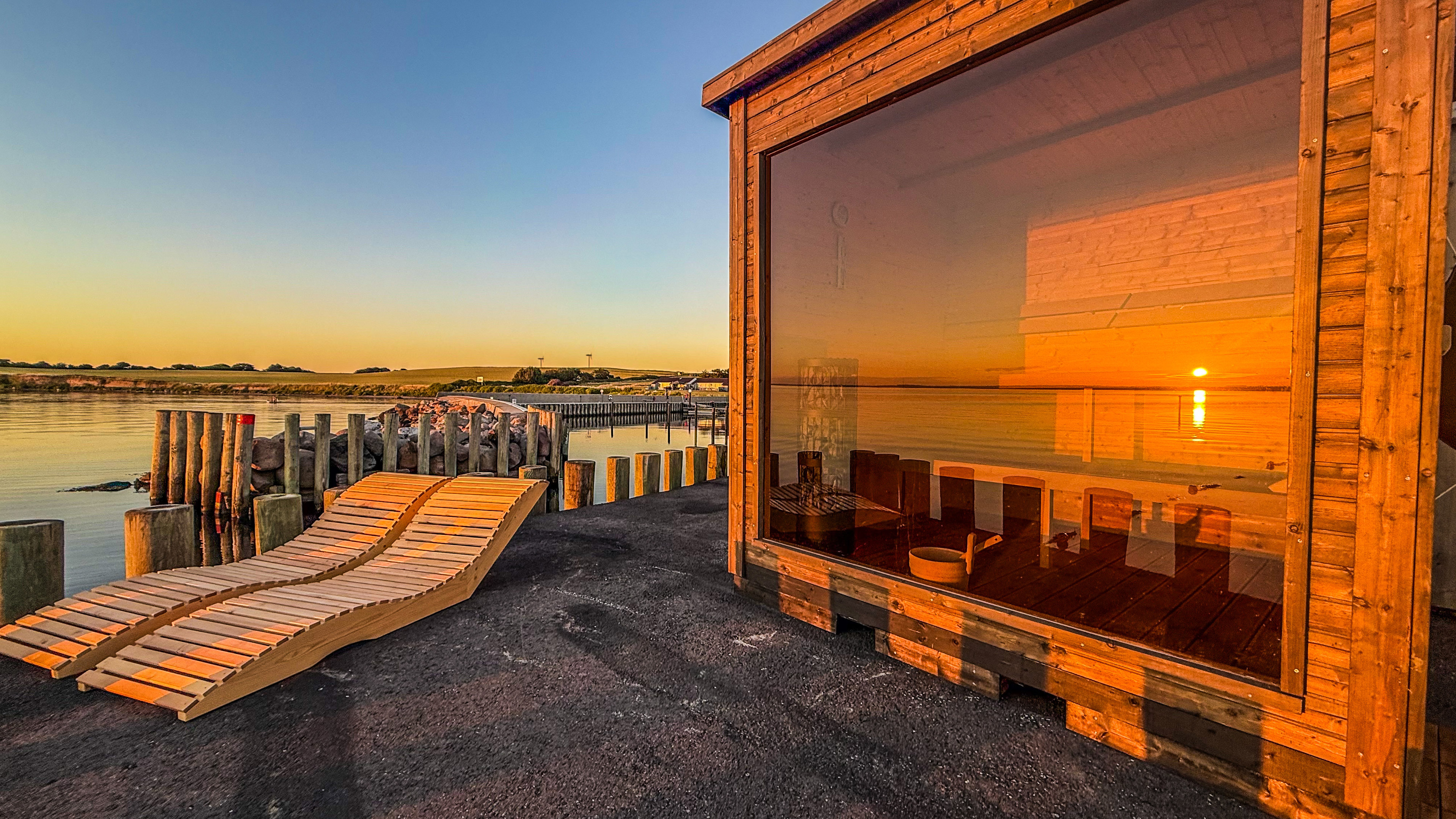 Dageløkke Havn Spa & Wellness mit Whirlpool, Salzwasserlagune und ruhiger Hafenatmosphäre