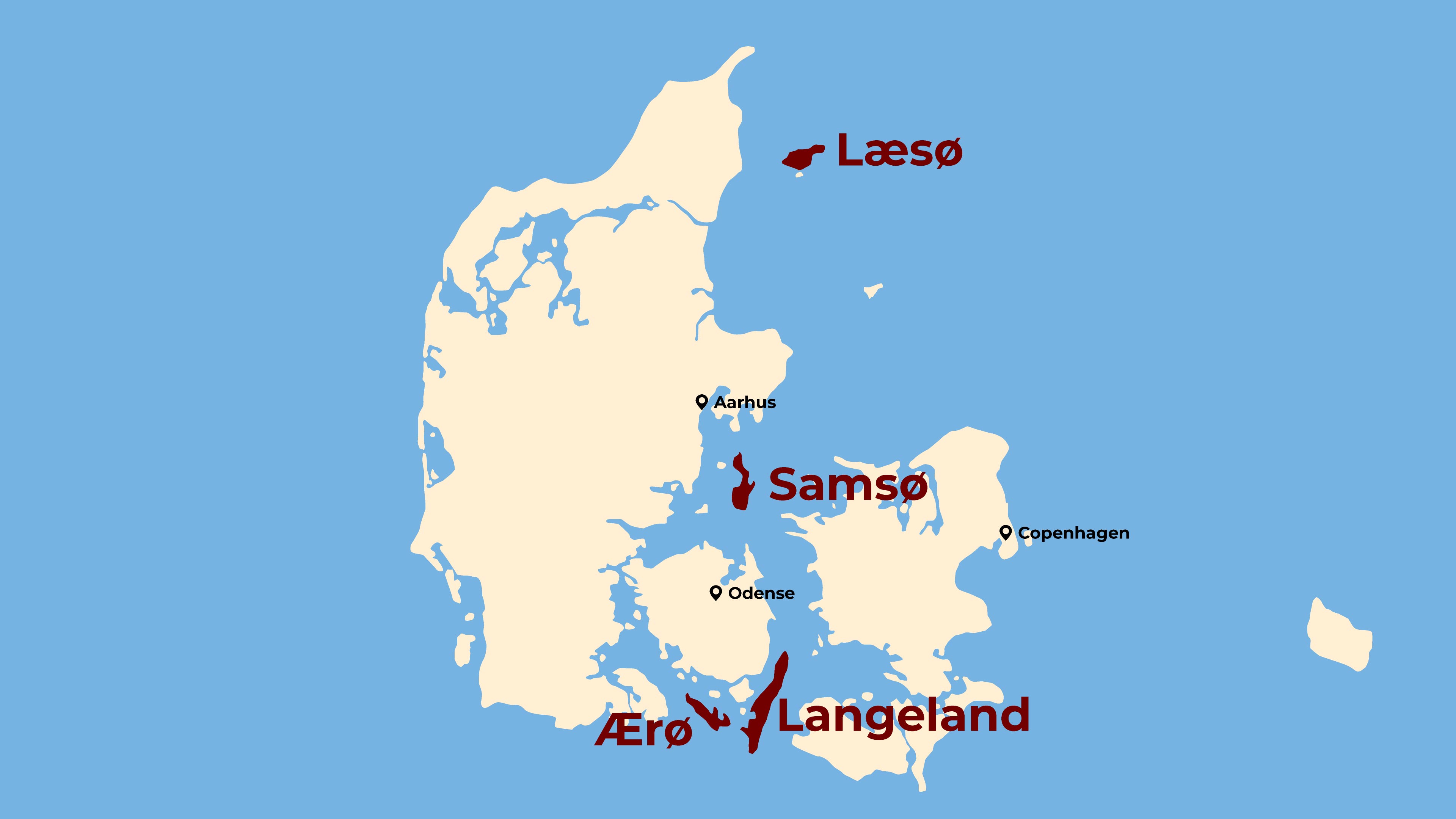 Danmarkskort