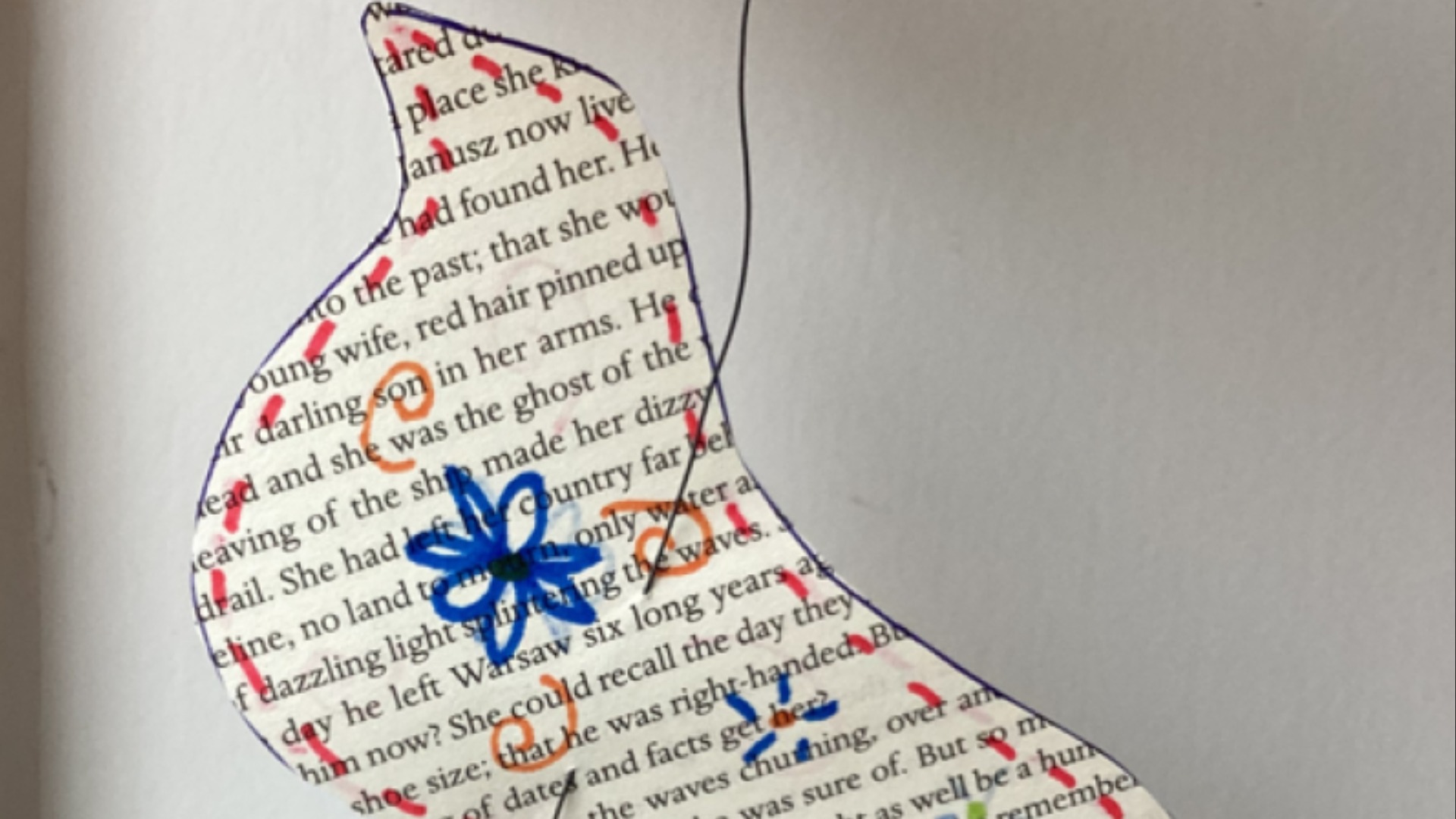 Vogel aus einem alten Buch