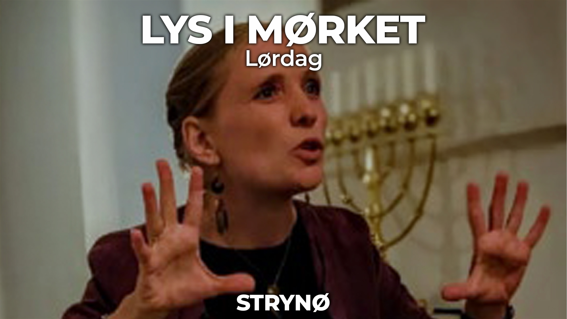 Fortællekunstner Ellen Mortensen Lys i mørket på Strynø