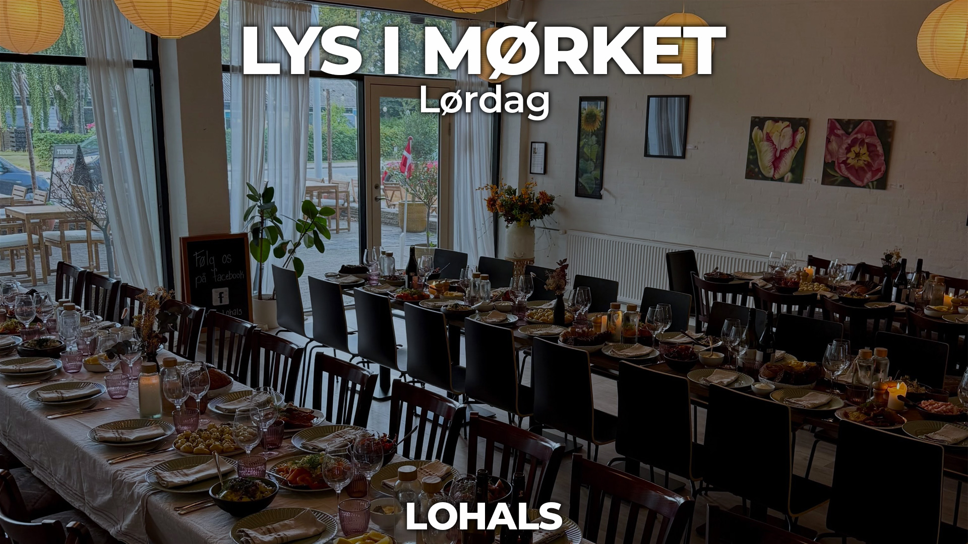 Nyd lækker mad til lys i mørket ved Ømad i Lohals