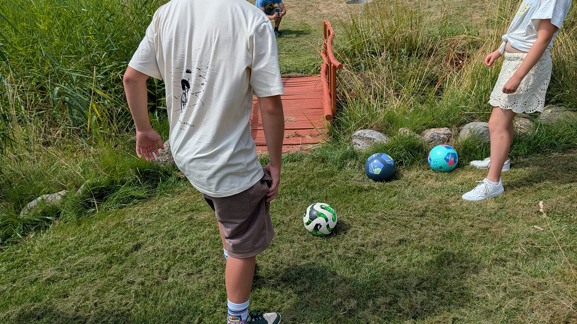 Fußballgolf auf Langeland