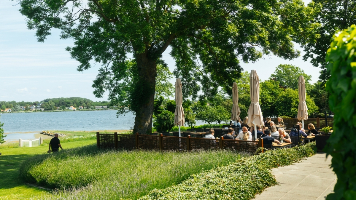 Restaurant Garvin på Gl. Avernæs Sinatur - Havudsigt