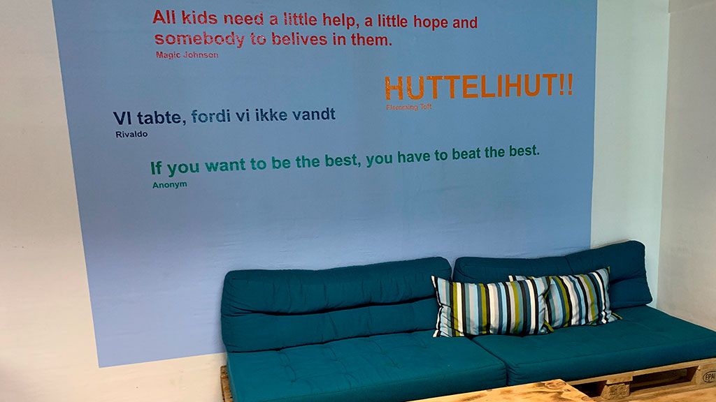 Hyggekrog i Danhostel Rødding