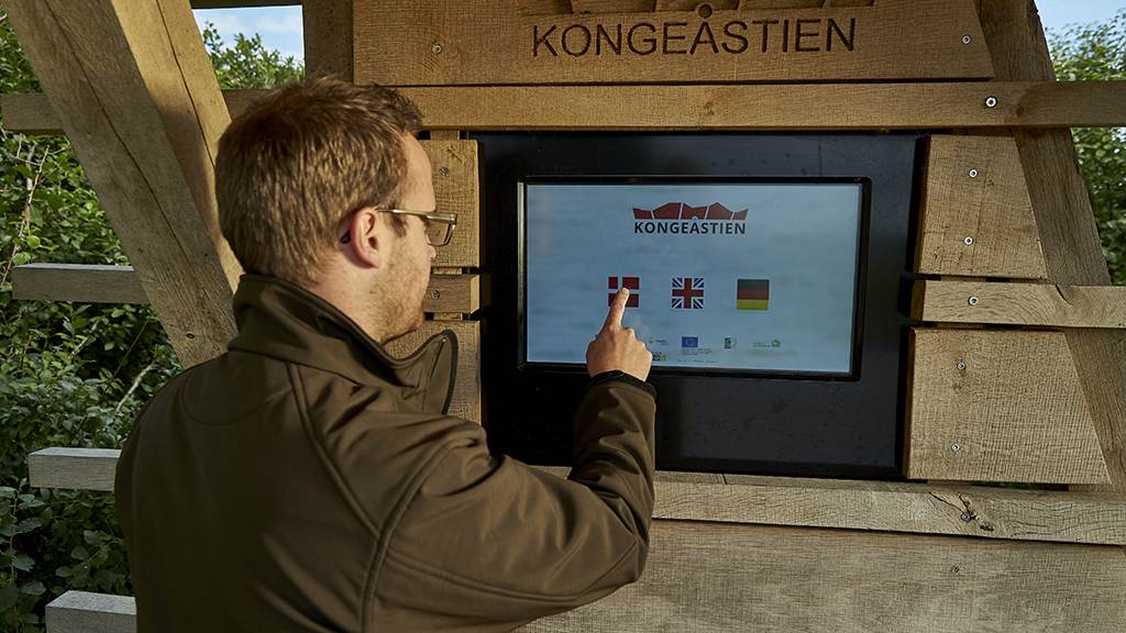 Digital info til Kongeåstien