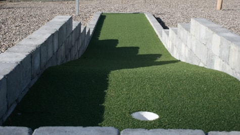 Mini golf course at Røddingcentret