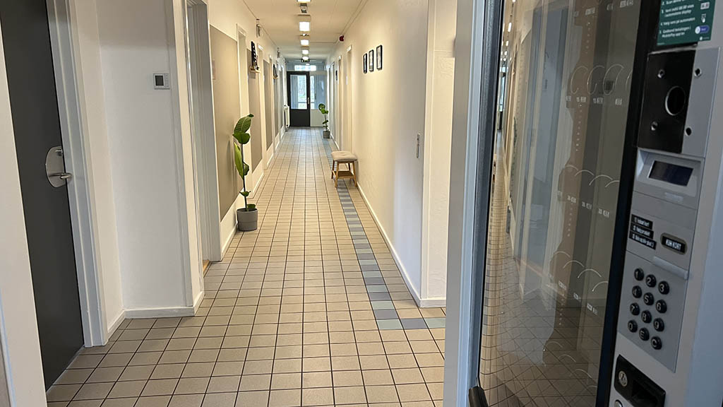 Værelsesgang på Assersbølgård