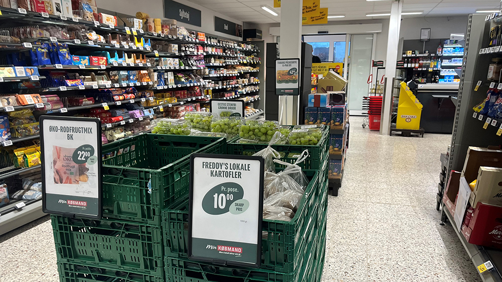 Indkøbsmulighed i Hovborg - Min Købmand indefra