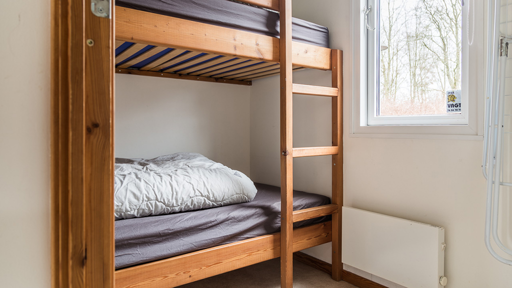 Sportscenter Danmark, køjeseng i huse