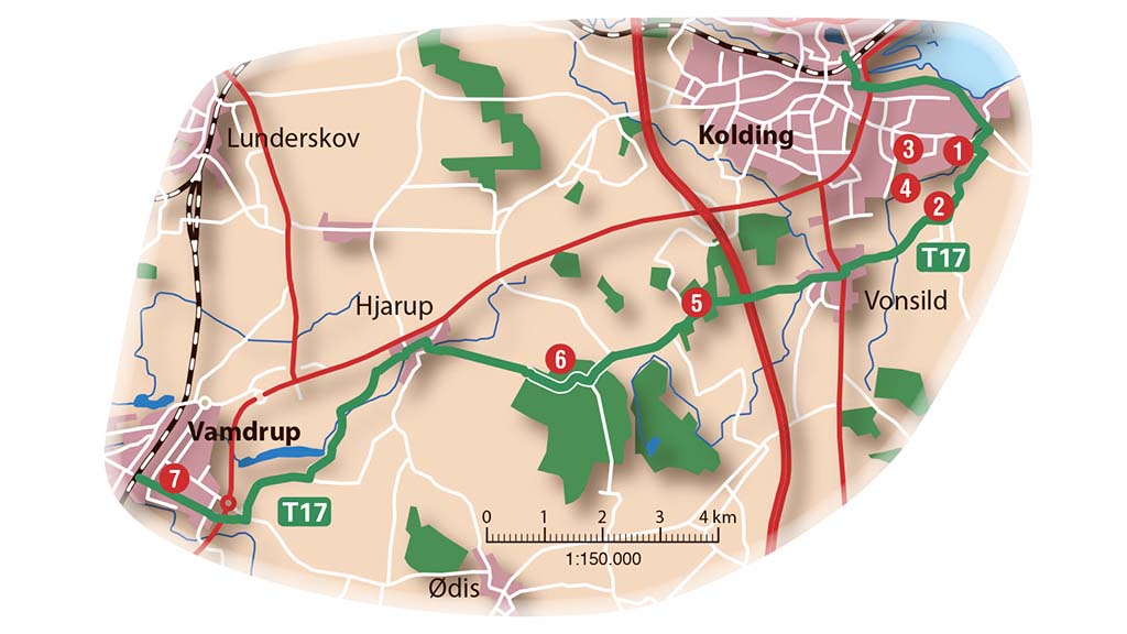 Route T17: Kongeådalen _ Map