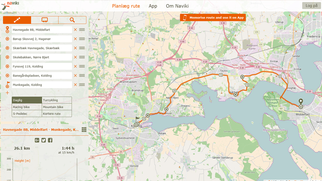 Lillebælt Classic _ Streckenkarte