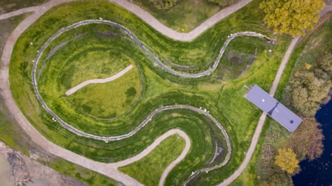 Bypark øst _ Billede ovenfra
