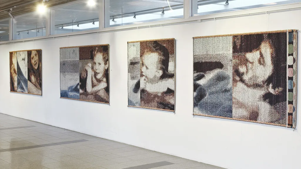 Lise Frølund _ Wall with art