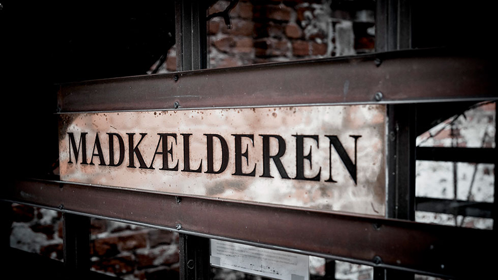 Food cellar Koldinghus - sign