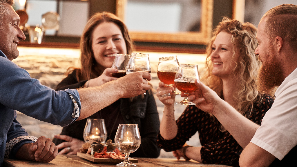 Trolden Distillery and Bryghus _ Cozy gathering with friends