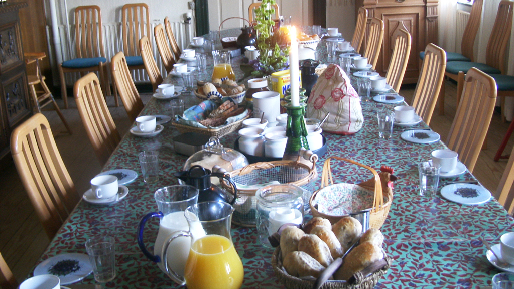 Vejstrupgård _ Gedeckter Tisch