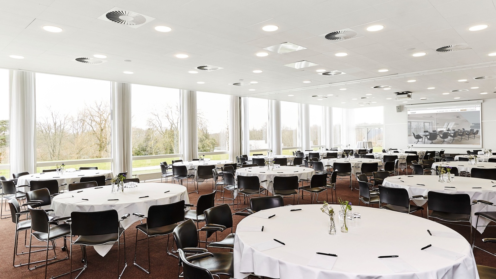 Bild eines großen Besprechungs-/Konferenzraums