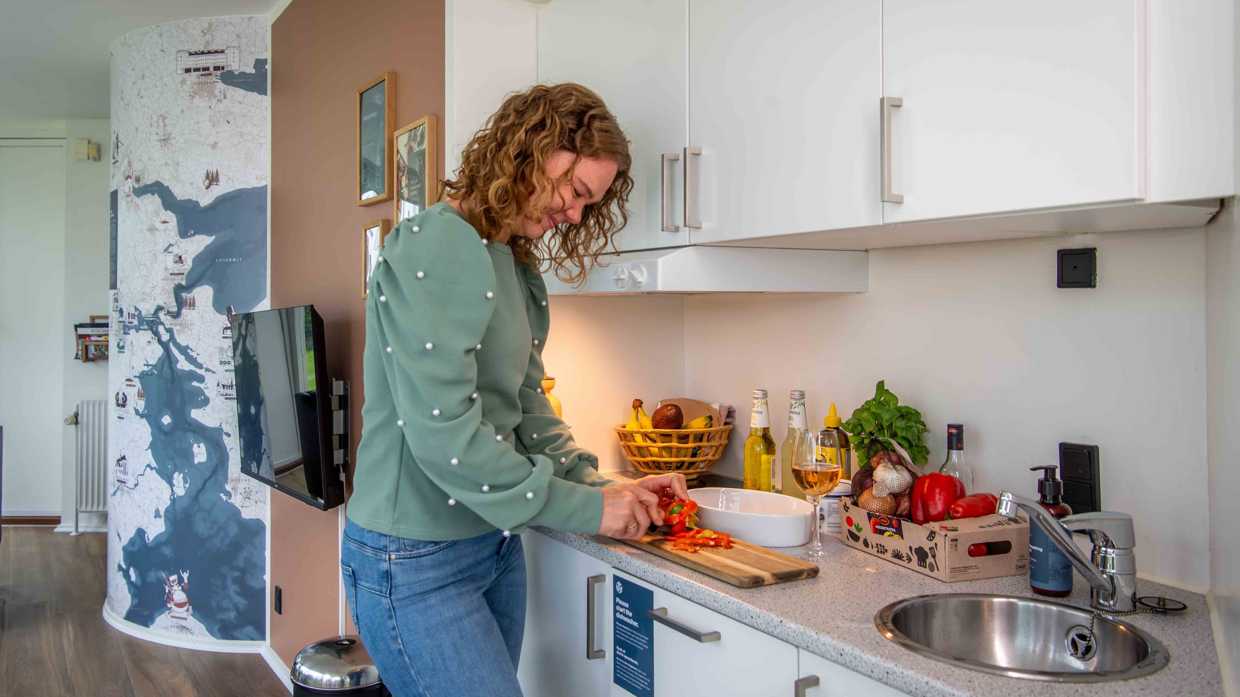 Kochen im Apartment