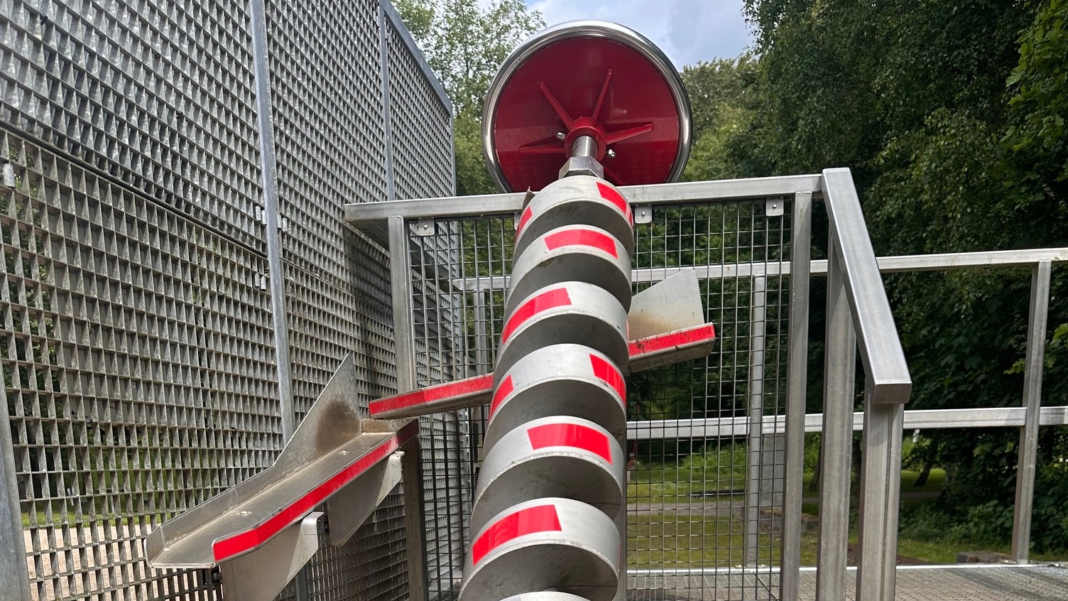 Water screw, Harteværket