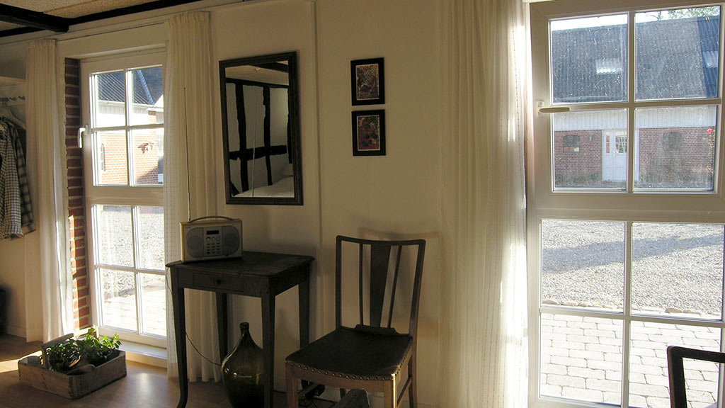The living room at Rude Hougaard B&B in Odder