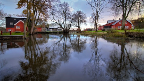 Klostermølle set fra Gudenåen