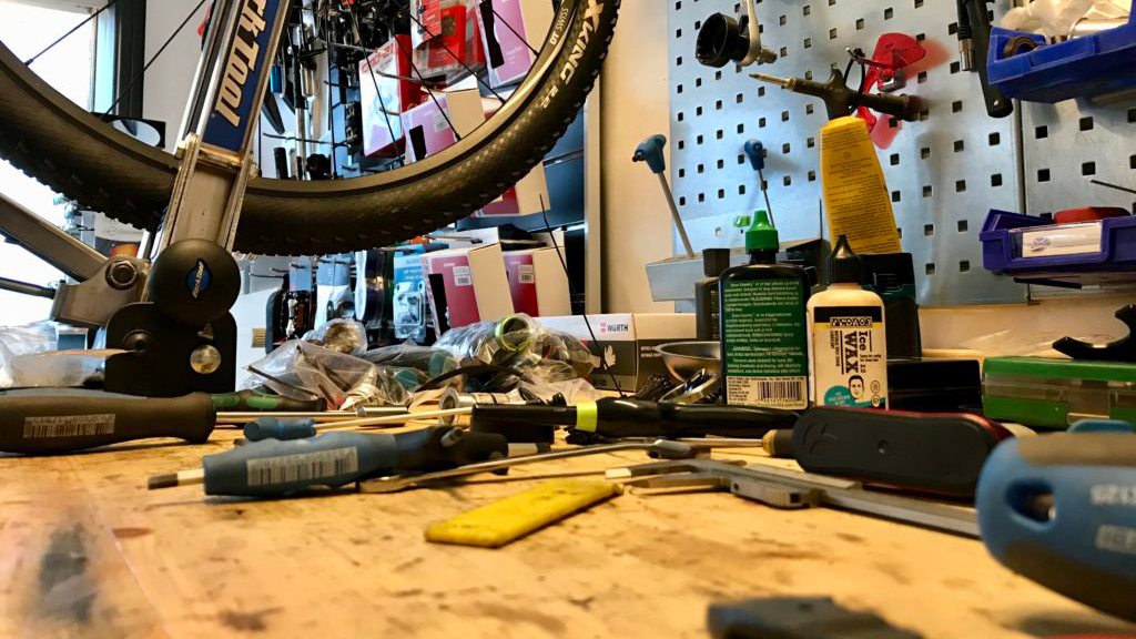 The workshop at Cykelsmeden Odder