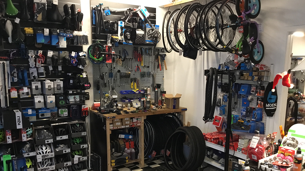 Spare parts at Cykelsmeden Odder