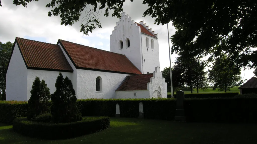 Clouds over Bjerager Church