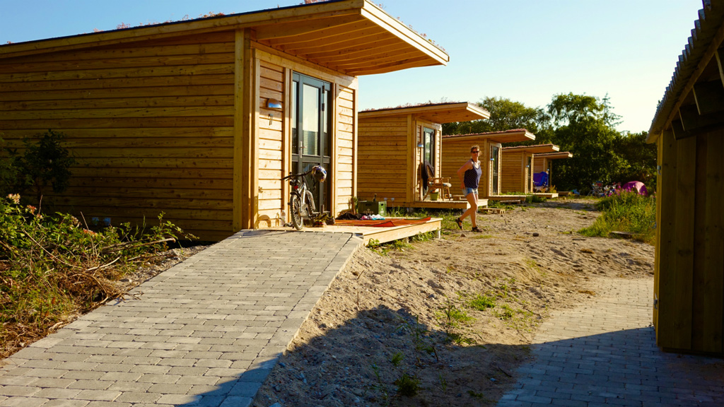 Cabins at the Tunø Campsite