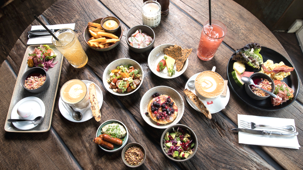 Social dining dishes at Café Gran in Horsens