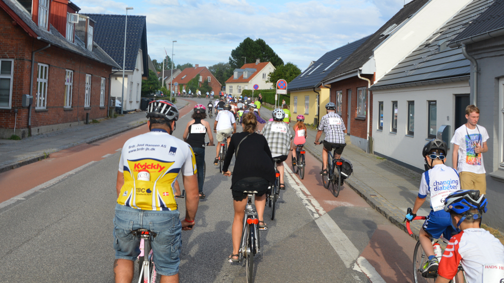 Cyklister til Tour de Himmelfart i Odder