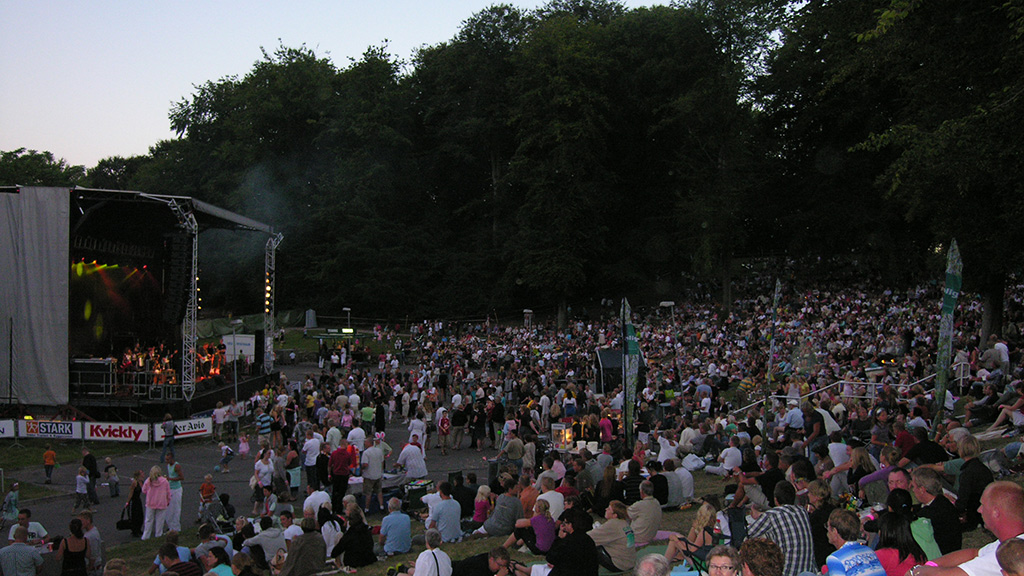 Koncert til Musik under Bøgen ved Odder Byfest
